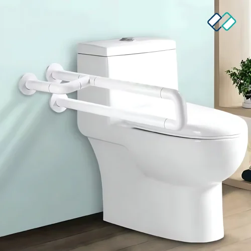 Support Toilet Grab Bar, ABS Plastic in bathroom