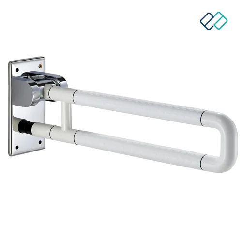 Handicap Toilet Grab Bar ABS Plastic & Stainless Steel 