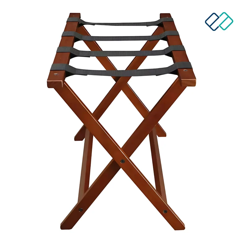 Luggage Rack Deep Brown Color For Hotel Room image