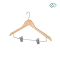 Wooden Clip hanger s hook brown color