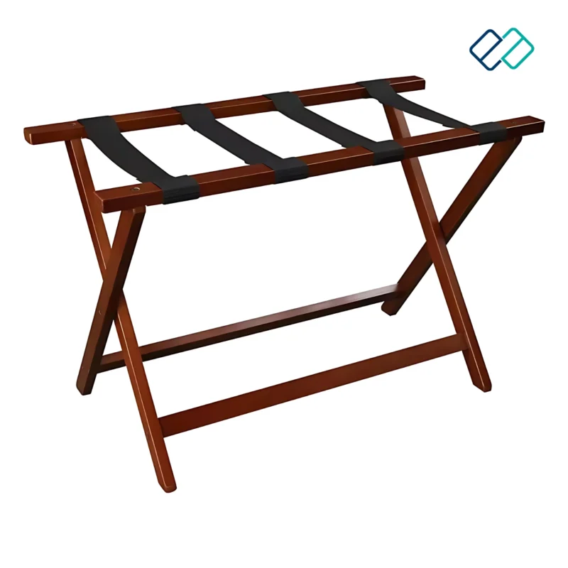 Luggage Rack Deep Brown Color For Hotel Room image