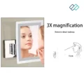 Square Magnifying Mirror Wall Mounted detail