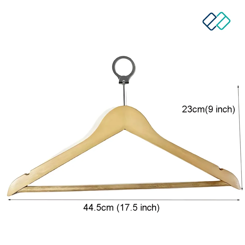 Anti Slip Hook Hanger brown color dimension