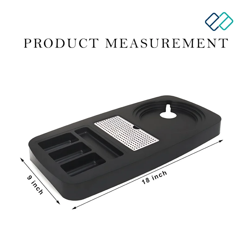 All in one Tray for Electric Kettle, Made of ABS Plastic Dimension image