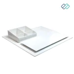 Melamine Welcome Tray Set of 3 white color image