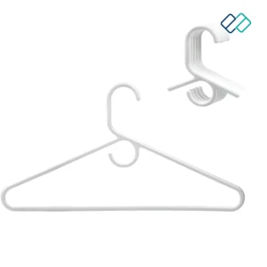 Plastic Shirt Hanger white color