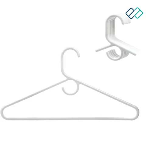 Plastic Shirt Hanger white color