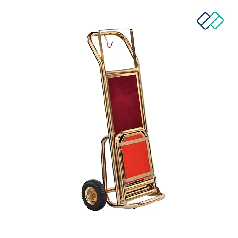 Baggage Cart Golden folded