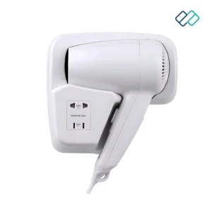 Hotel Hair Dryer with Socket white color
