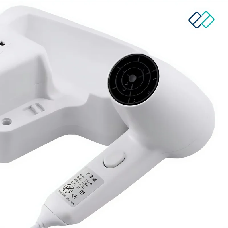 Hotel Hair Dryer with Socket | Wall Mounted Hair Dryers - Image 6