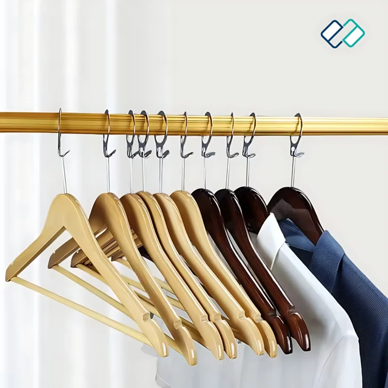 Anti Slip Hook Hanger dark brown color
