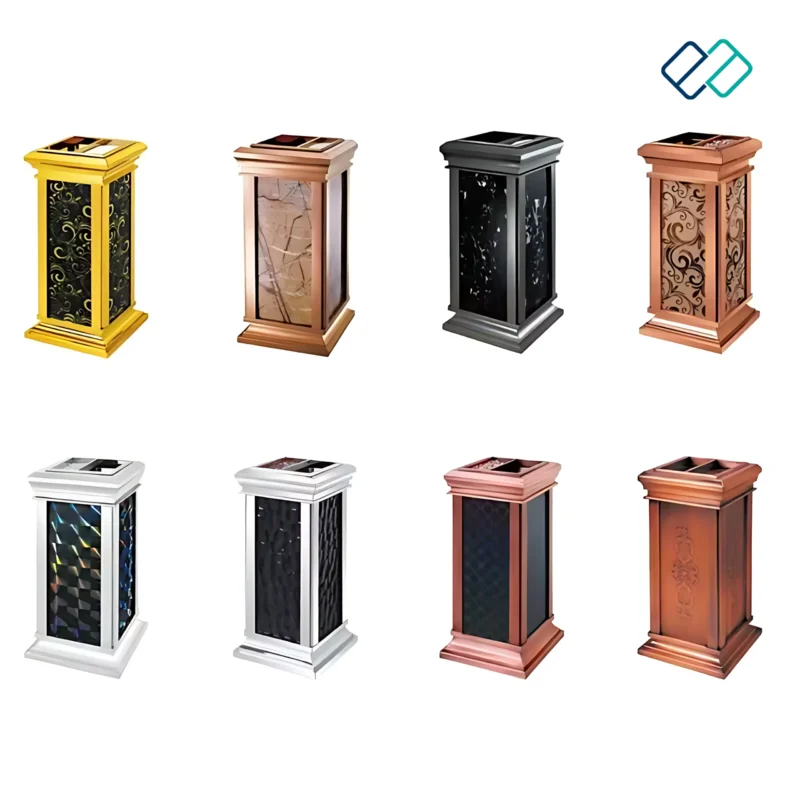 Ground Ash Barrel Dustbin in all design