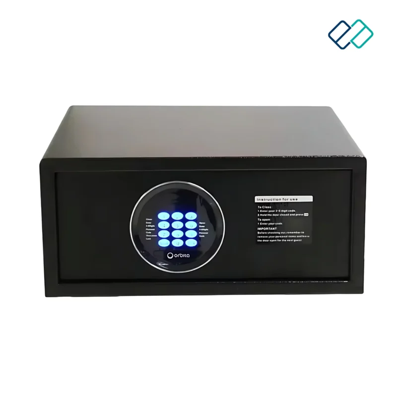 Hotel Room Safe Box Mini Electronic Locker open door