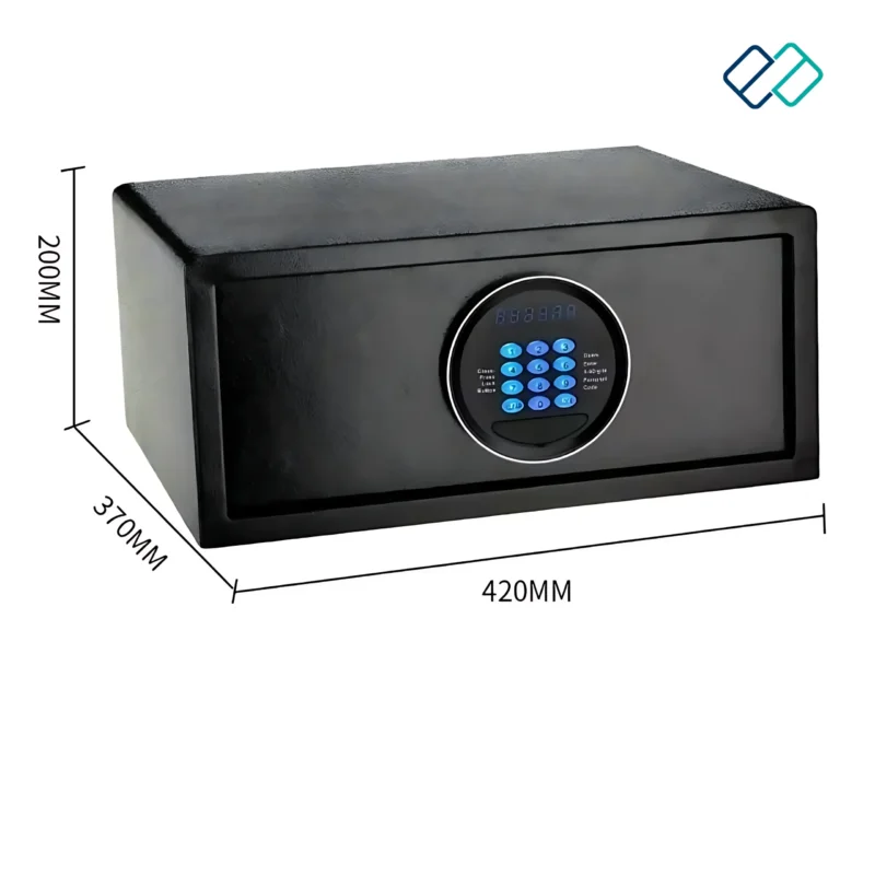 Hotel Room Safe Box Mini Electronic Locker open door