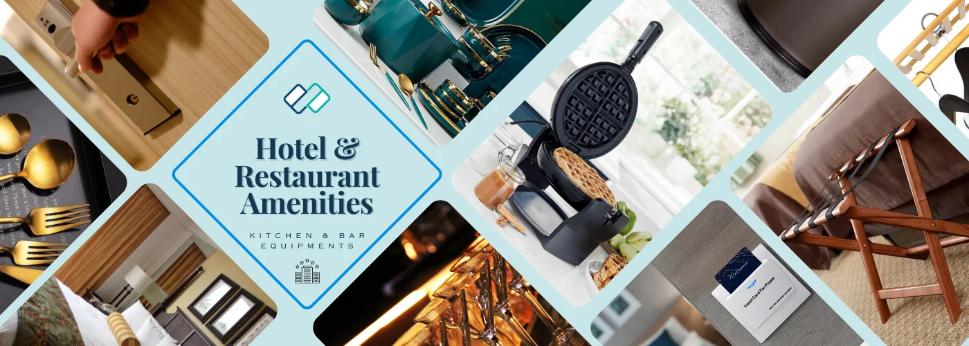 Hotel and restaurant amenities homepage banner