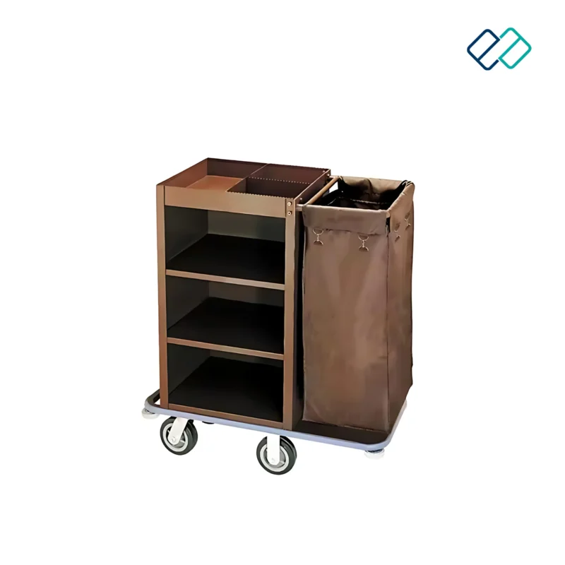 Single Side Bags Housekeeping Cart