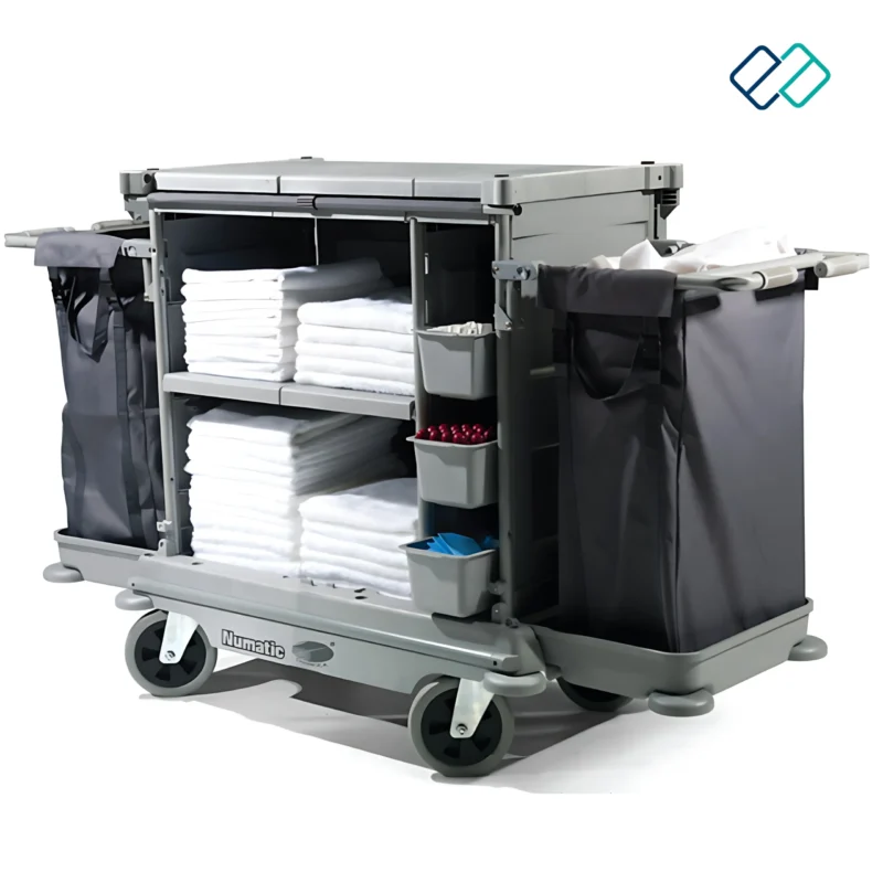 Guest Room Service Trolley with side bag