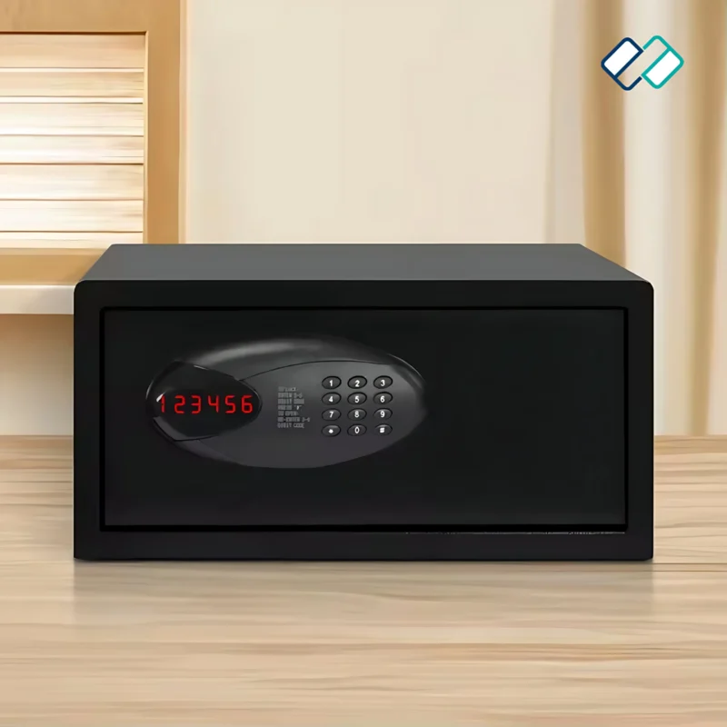 king safe locker for hotel in black colour hotel security safe locker