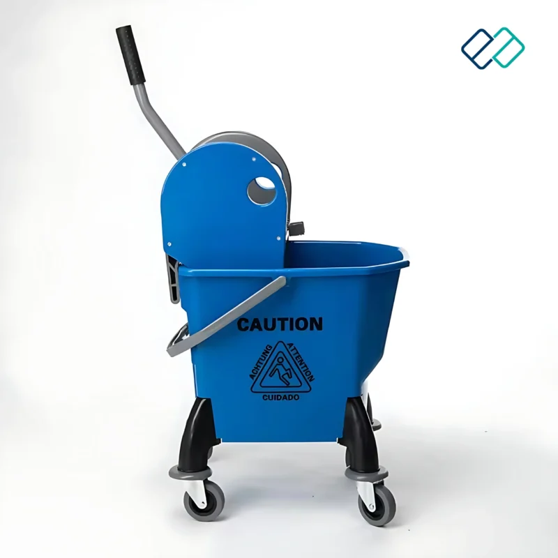 Single bucket Mop Wringer Trolley