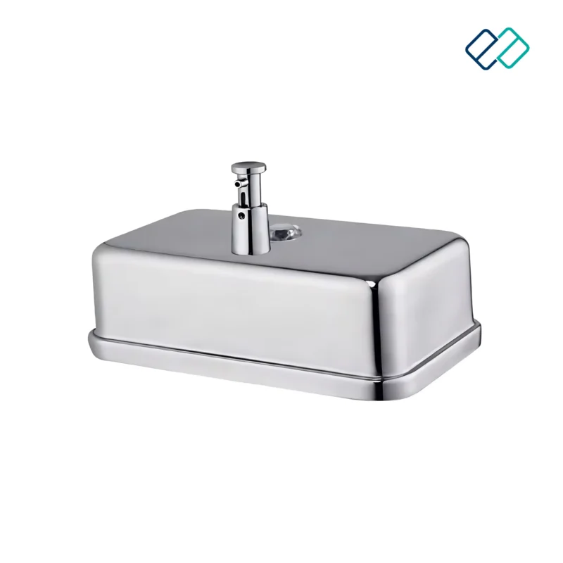 Horizontal Wall Mounted Stainless Steel Hand Foam Soap Dispenser 