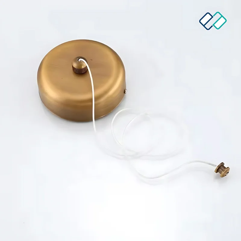 Retractable Cloth Liner Round golden color