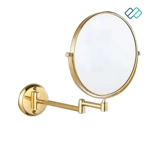 Magnifying Mirror Wall- Mounted Golden color