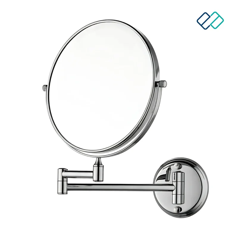 Wall Mounted Magnifying Mirror silver color