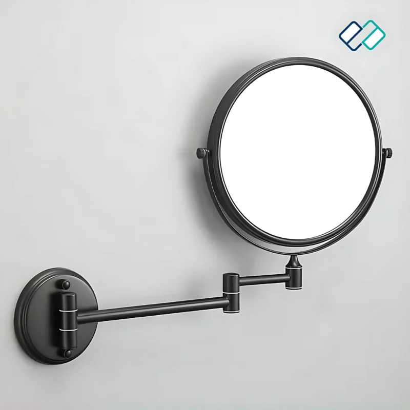 Magnifying Mirror Wall- Mounted black color