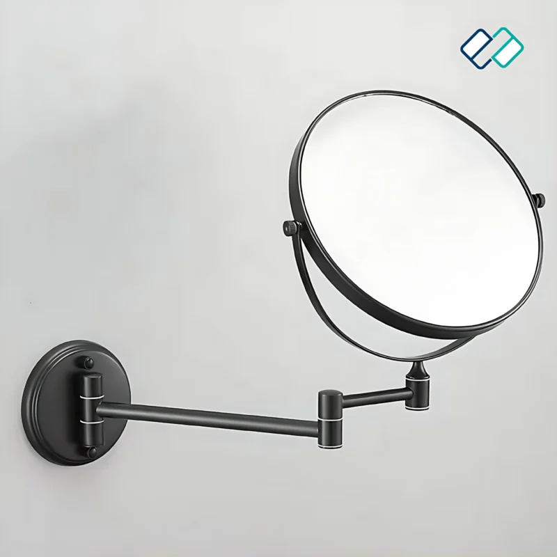 Magnifying Mirror Wall- Mounted black color