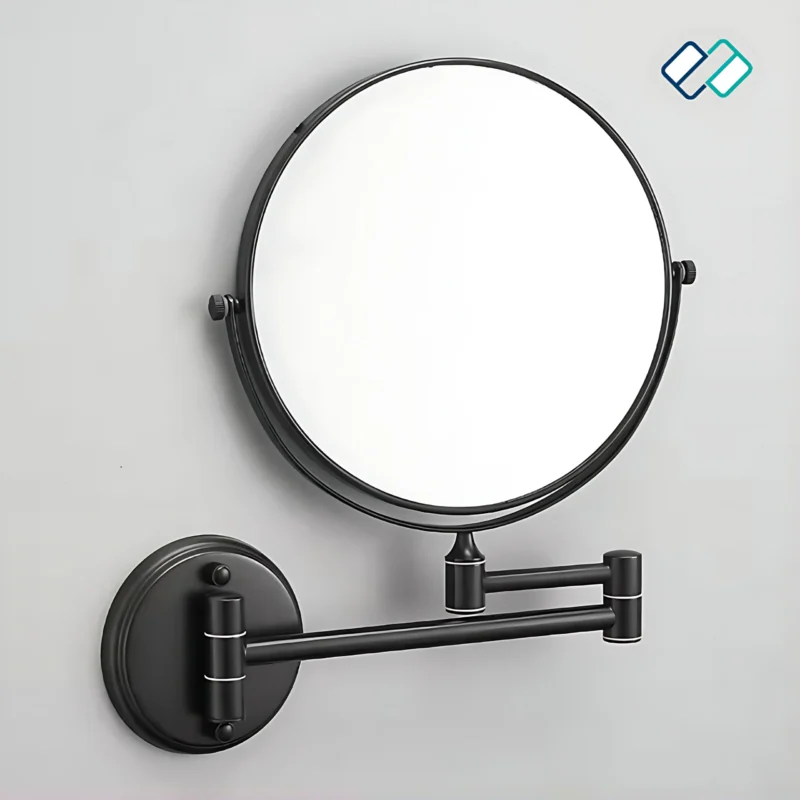 Magnifying Mirror Wall- Mounted black color