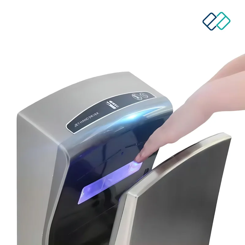 Commercial High-Speed Jet Air Hand Dryer grey color image