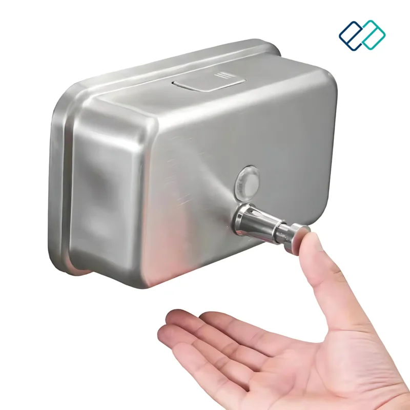 Horizontal Wall Mounted Stainless Steel Hand Foam Soap Dispenser