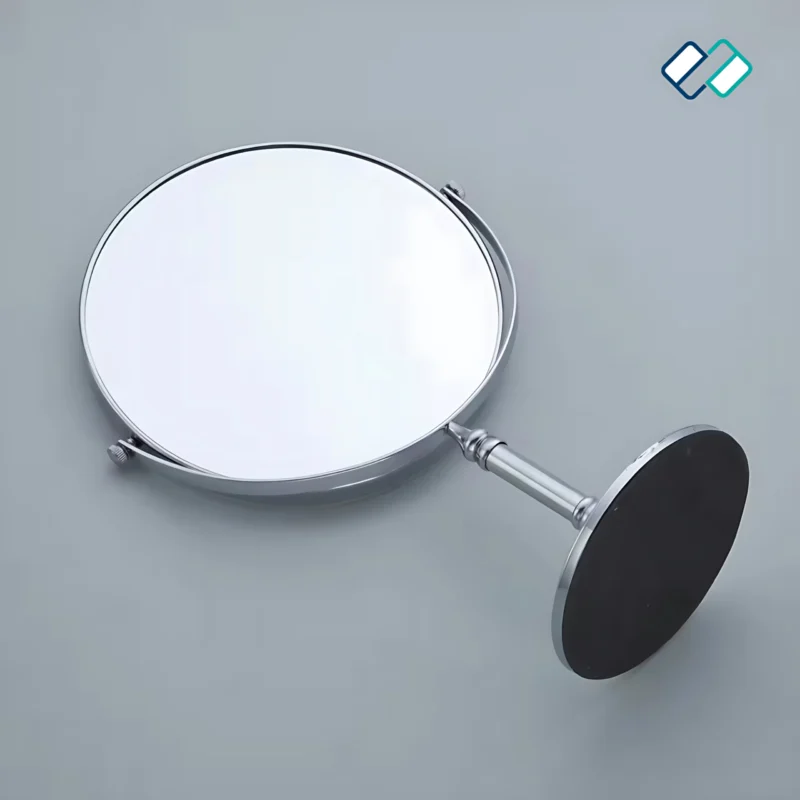 Magnifying Mirror Table Top  silver