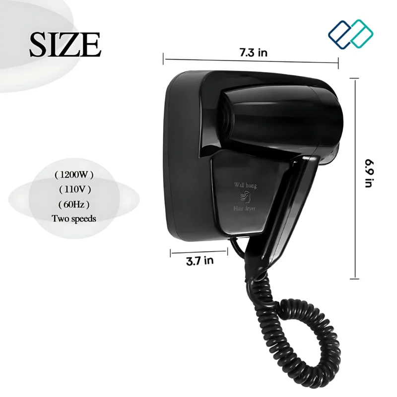 hotel Hair Dryer without Socket black color