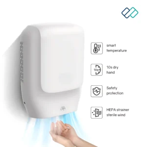 Automatic Electric Mini Jet Hand Dryer features