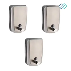 Stainless Steel luxury soap dispenser wall mounted available in 500,800,1000ml