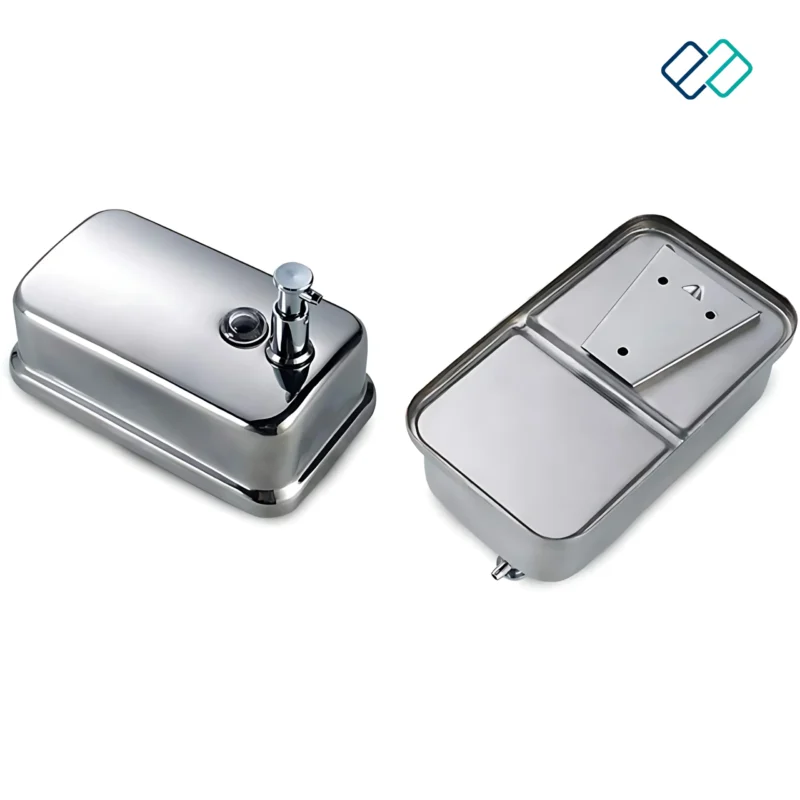 Stainless Steel luxury soap dispenser wall mounted available in 500,800,1000ml