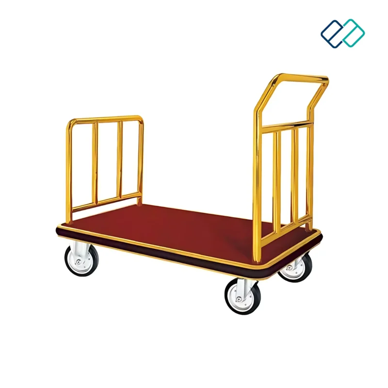 Luggage Cart Golden Color image