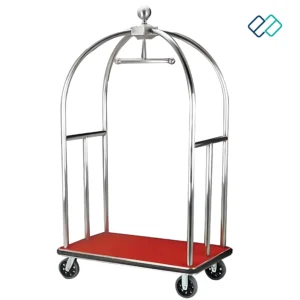 Maharaja Luggage Trolley Silver Image