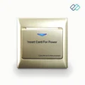 Hotel Energy Saving Key card golden color