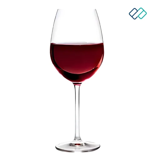 Clear Wine Glasses with wine