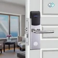 Gaoan RFID door lock model no sl004 silver Gaoan Hotel Door Lock Elegant