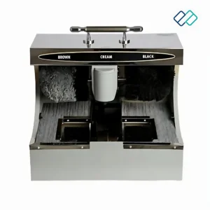 Stainless Steel Automatic Shoe Polish Machine, For Commercial silver color image