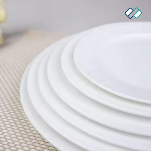 Porcelain Crockery Georgian Shape Plates