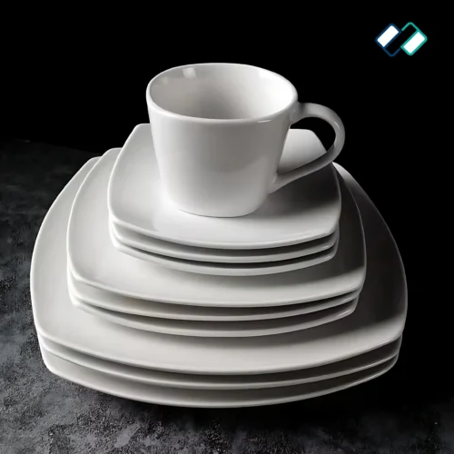 Porcelain Crockery Zen Shape