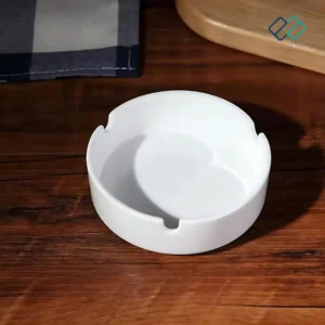 Round Ashtray Bone China one