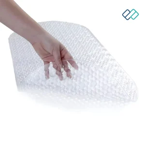 Oval Bubble Anti Slip Bath Shower Mat in bathroom