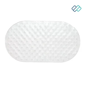 Oval Bubble Anti Slip Bath Shower Mat transperent mat