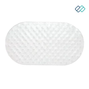 Oval Bubble Anti Slip Bath Shower Mat transperent mat
