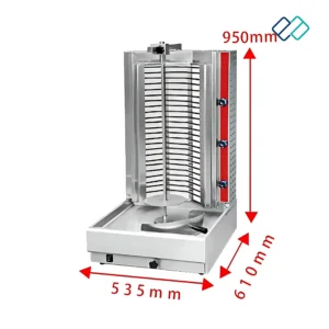 Electric Shawarma Machine dimension